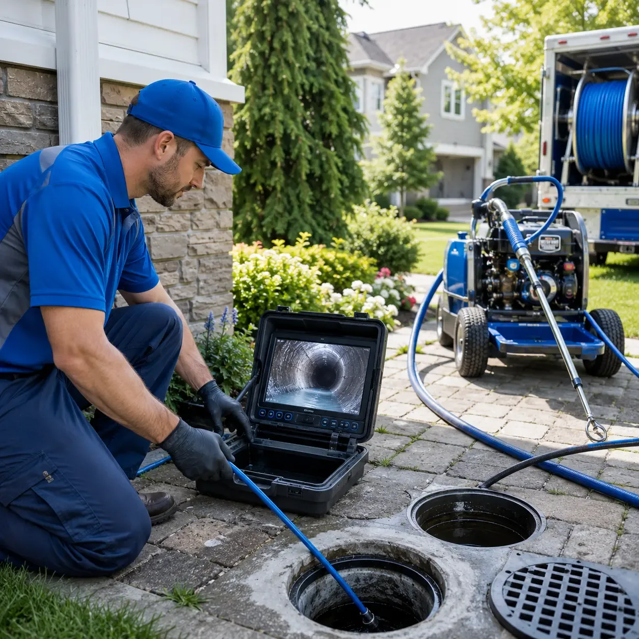 Outdoor drain cleaning professionals serving Bunker Hill, IL