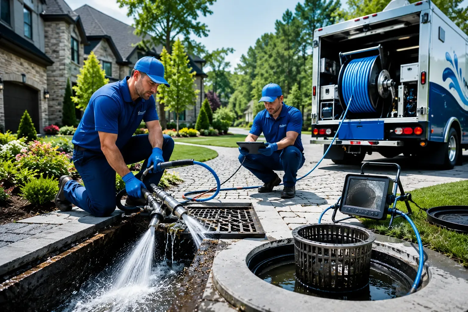 Local outdoor drain cleaning professionals in Bunker Hill, IL